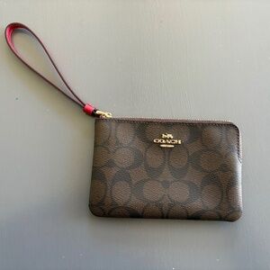 Coach Signature Wristlet